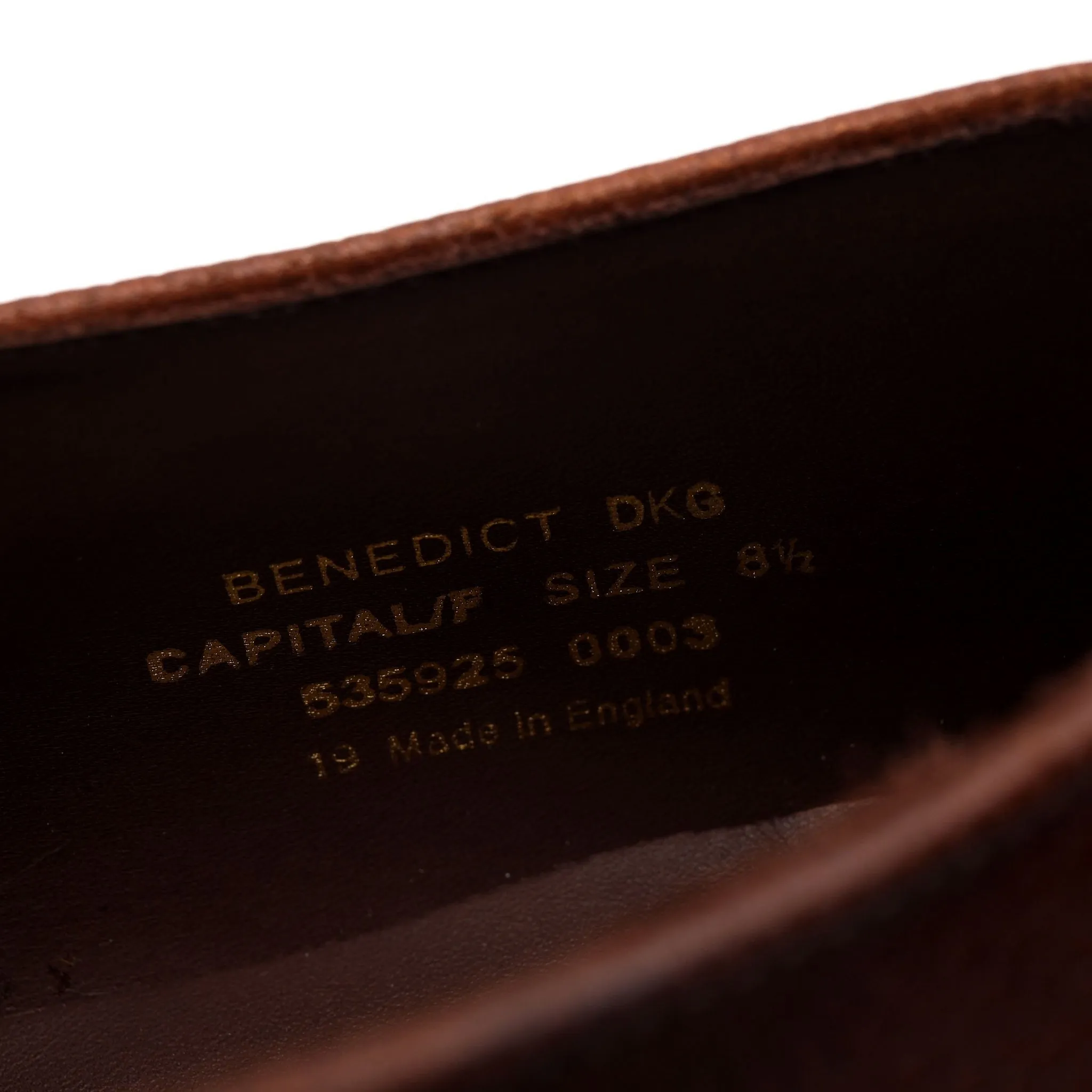 1880 'Benedict' Dark Brown Grain Leather Double Monk Strap UK 8.5 F