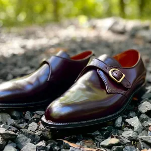 954 - Monk Strap Color 8 Shell Cordovan