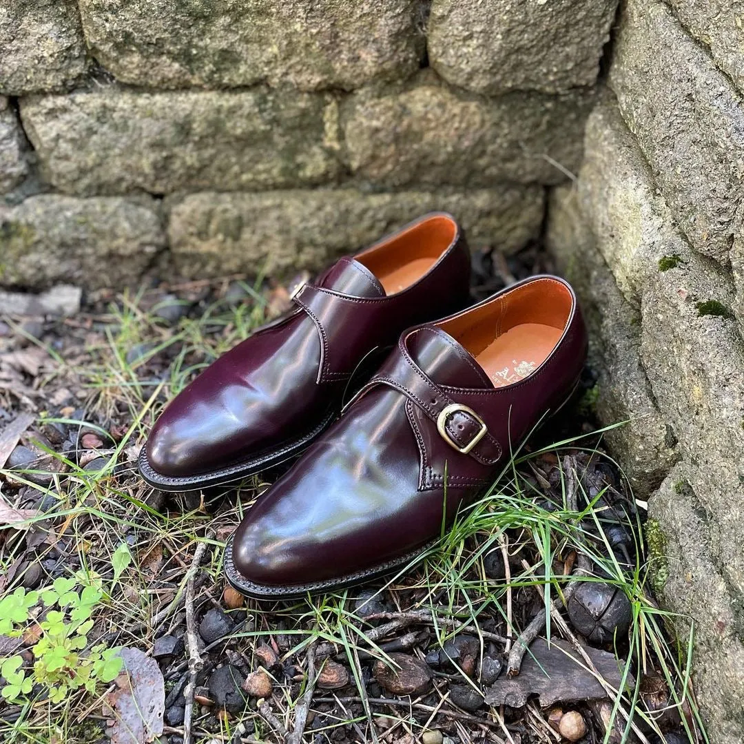 954 - Monk Strap Color 8 Shell Cordovan