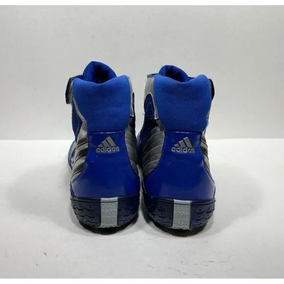 Adidas Tyrint V G03723 Men's US 14 Blue Leather Lace Up Boxing Wrestling Shoes