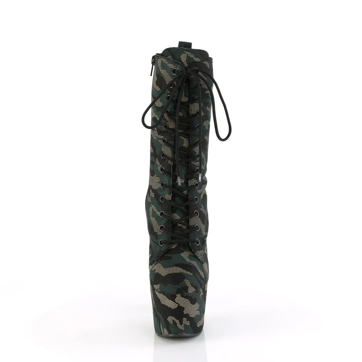 ADORE-1040CMD  Green Camo Faux Leather