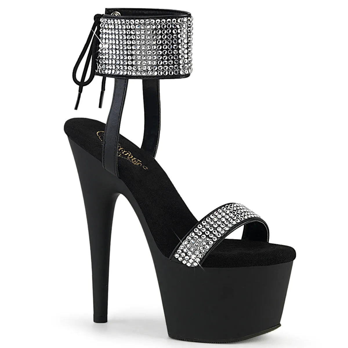 ADORE-770  Black Faux Leather-RS/Black Matte