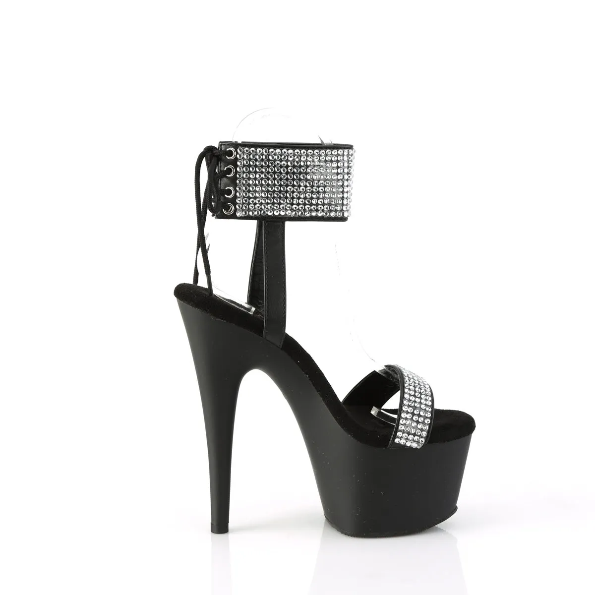 ADORE-770  Black Faux Leather-RS/Black Matte