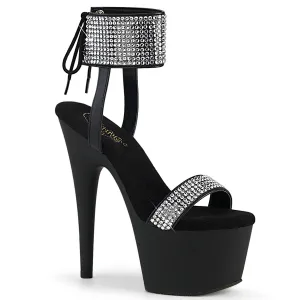 ADORE-770  Black Faux Leather-RS/Black Matte