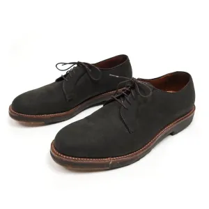 Alden Grey Suede Plain Toe Blucher Size 8