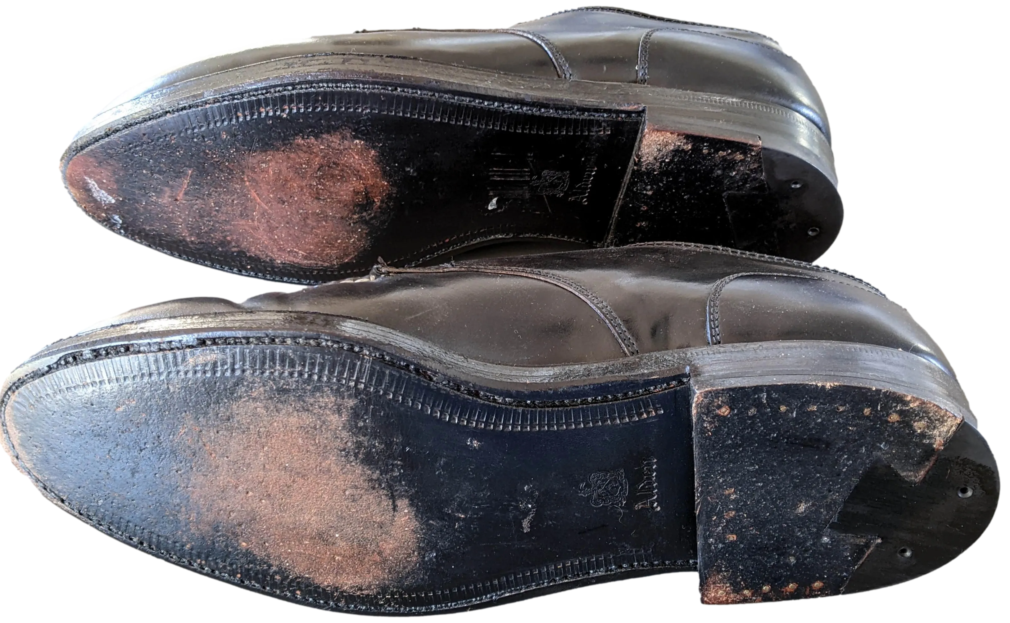 Alden New England Noir Derby Men Shoes Sz40 with Dustbags!