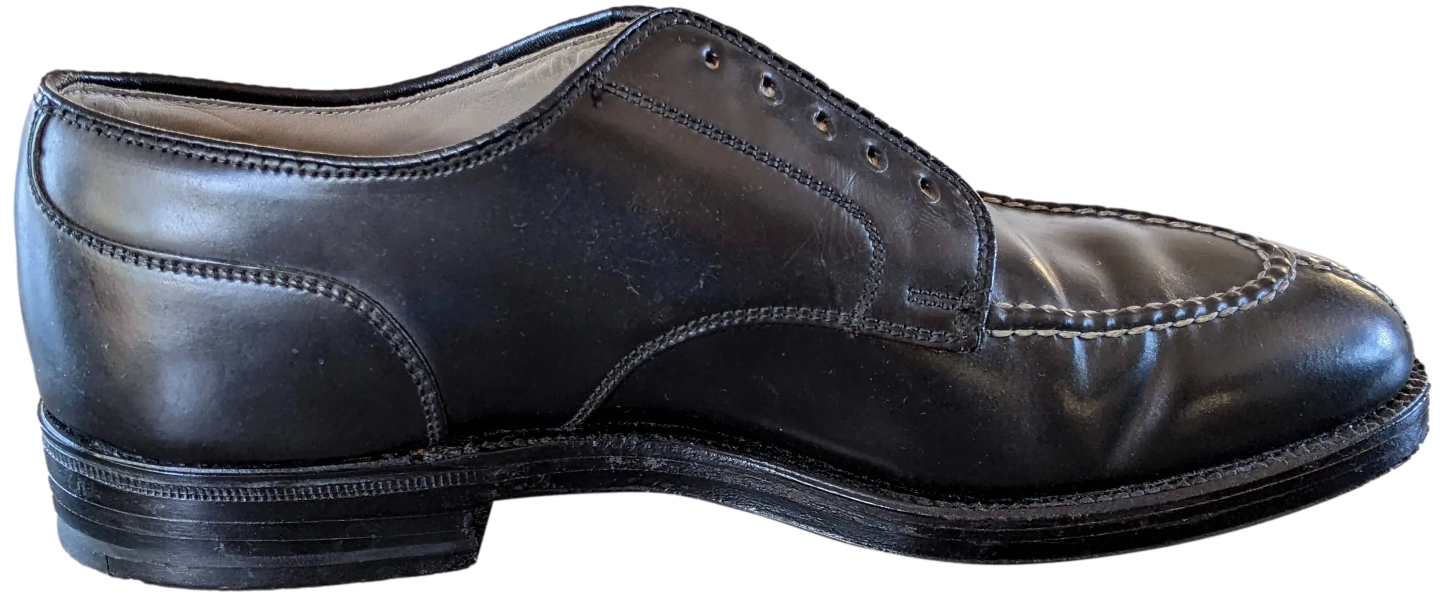 Alden New England Noir Derby Men Shoes Sz40 with Dustbags!