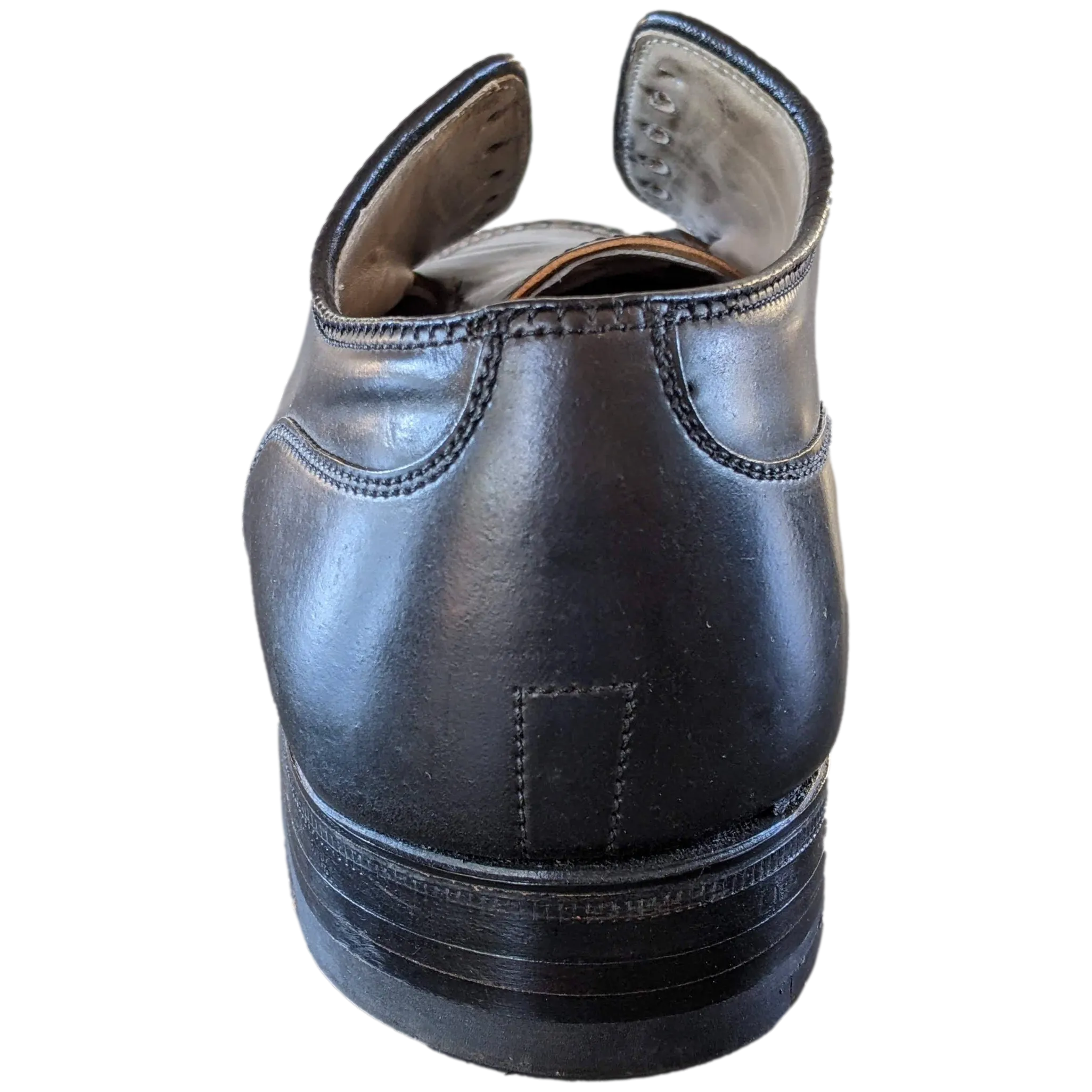 Alden New England Noir Derby Men Shoes Sz40 with Dustbags!