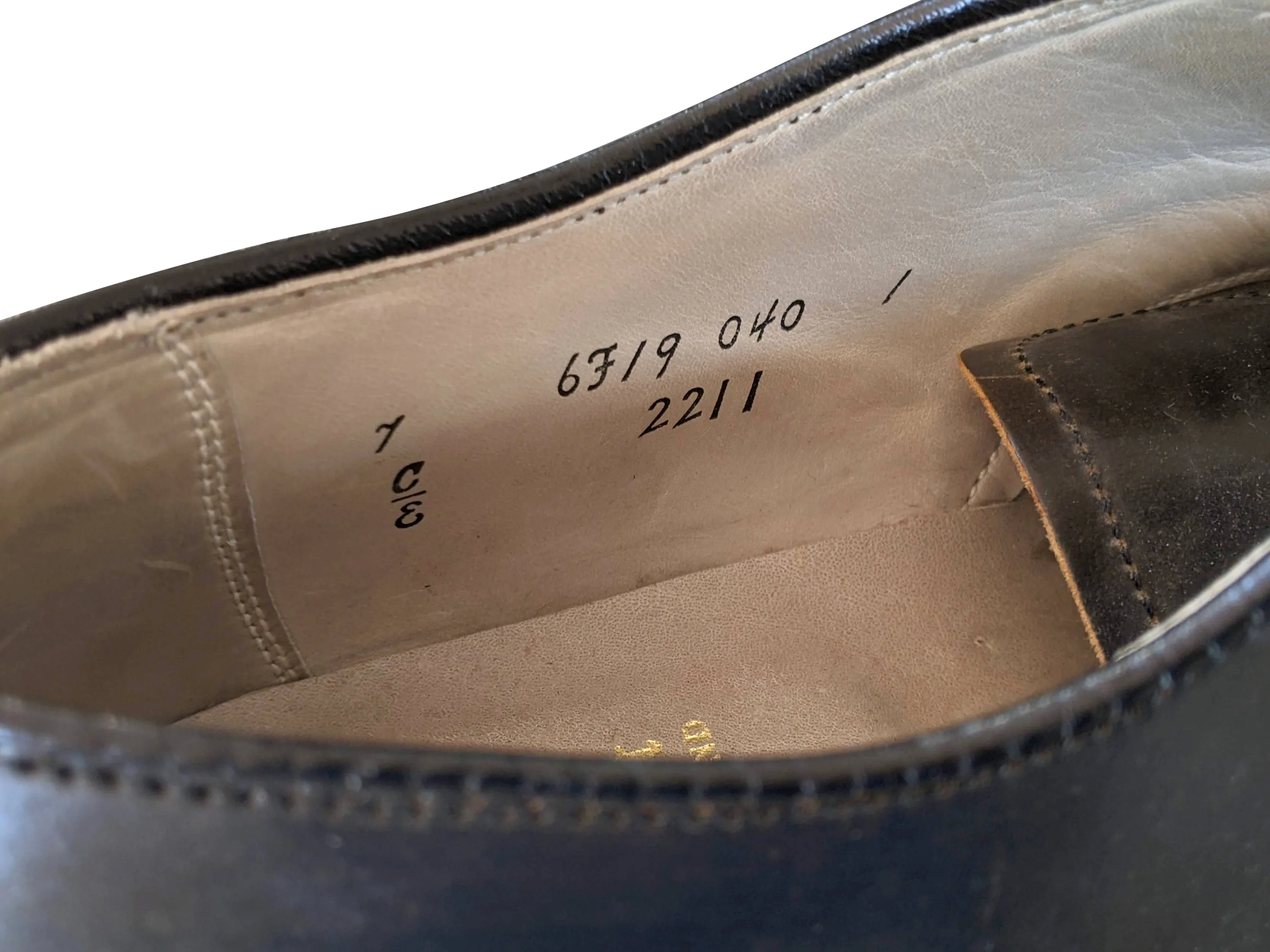 Alden New England Noir Derby Men Shoes Sz40 with Dustbags!