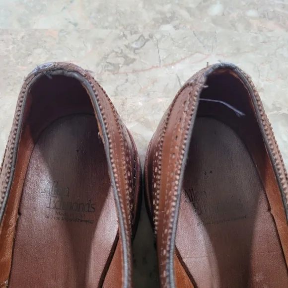 Allen Edmonds Cap-Toe Oxford Shoes Size 9 D Brown Leather Dress Shoe