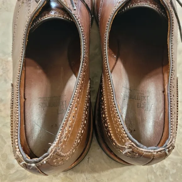 Allen Edmonds Cap-Toe Oxford Shoes Size 9 D Brown Leather Dress Shoe