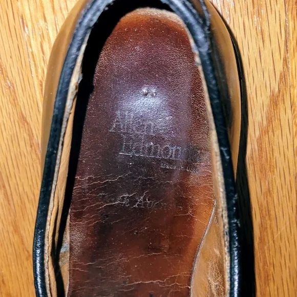 Allen Edmonds Park Avenue Men's Black Cap Toe Lace-up Oxford Dress Shoe Size 10B