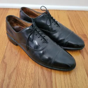 Allen Edmonds Park Avenue Men's Black Cap Toe Lace-up Oxford Dress Shoe Size 10B