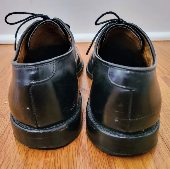 Allen Edmonds Park Avenue Men's Black Cap Toe Lace-up Oxford Dress Shoe Size 10B