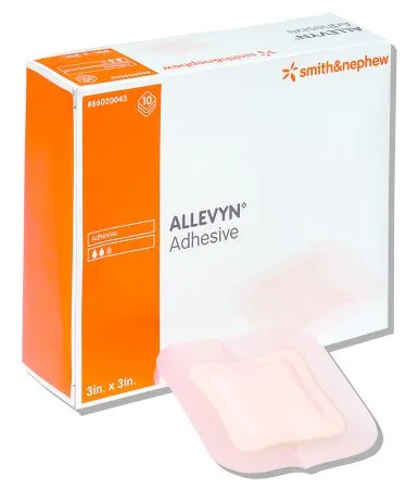 Allevyn Hydrocellular Adhesive Dressing, 5" X 5"