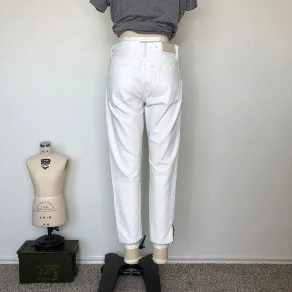 AllSaints Jasper Denim Jeans Cropped Ankle Zip