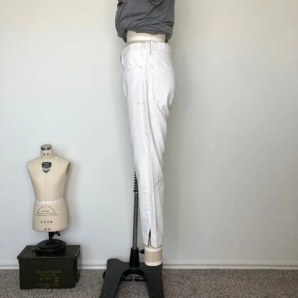 AllSaints Jasper Denim Jeans Cropped Ankle Zip