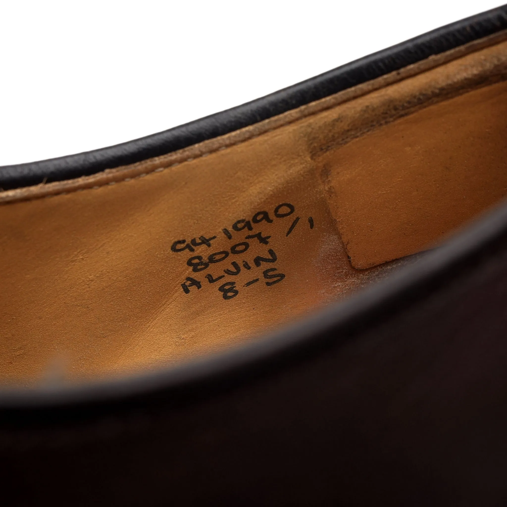 'Alvin' Dark Brown Leather Derby UK 8