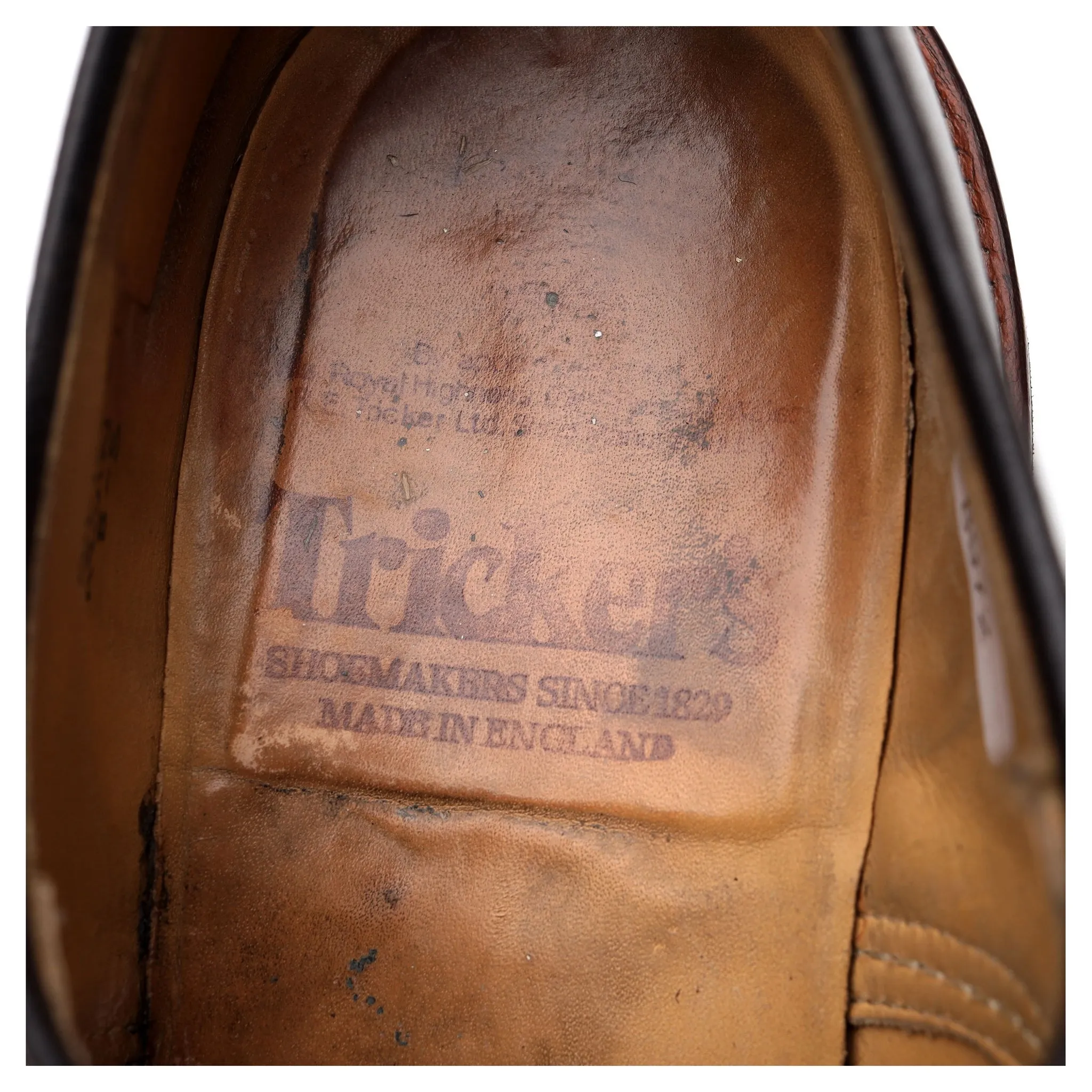 'Alvin' Dark Brown Leather Derby UK 8