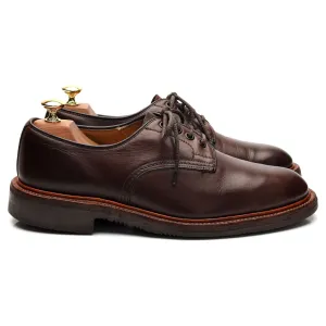 'Alvin' Dark Brown Leather Derby UK 8