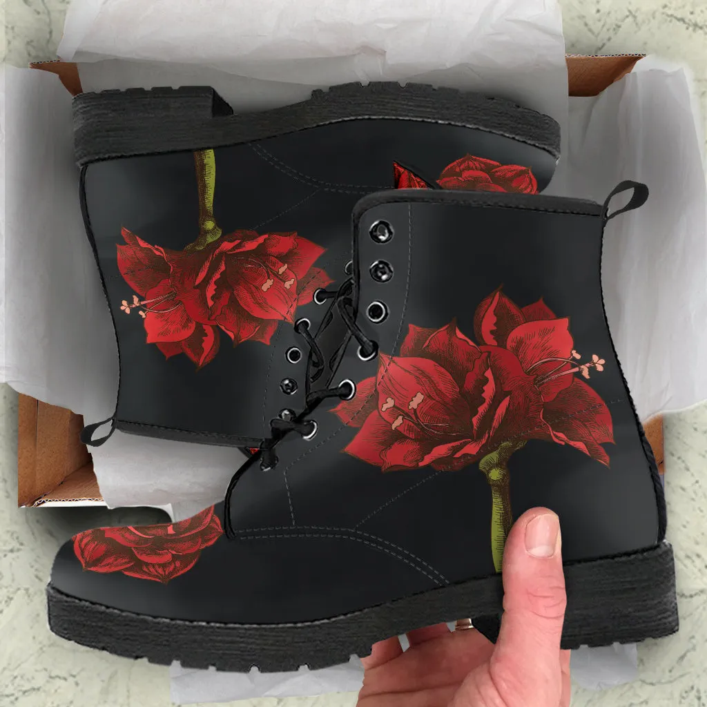 Amaryllis Flower Boots