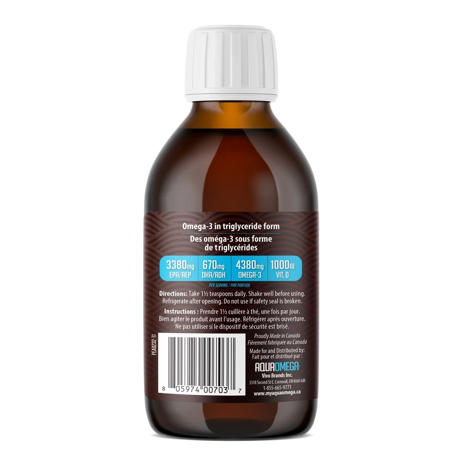 Aqua Omega High EPA 225mL
