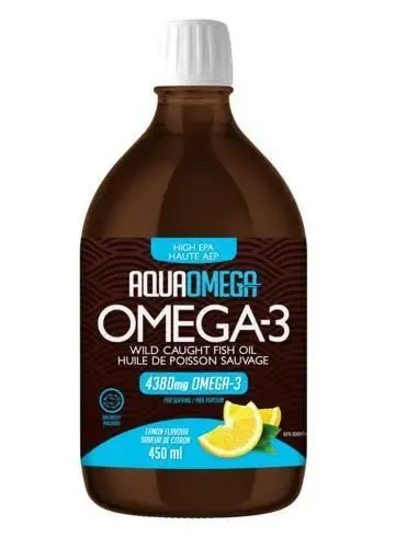 Aqua Omega High EPA Omega3 - Lemon Flavor 450mL