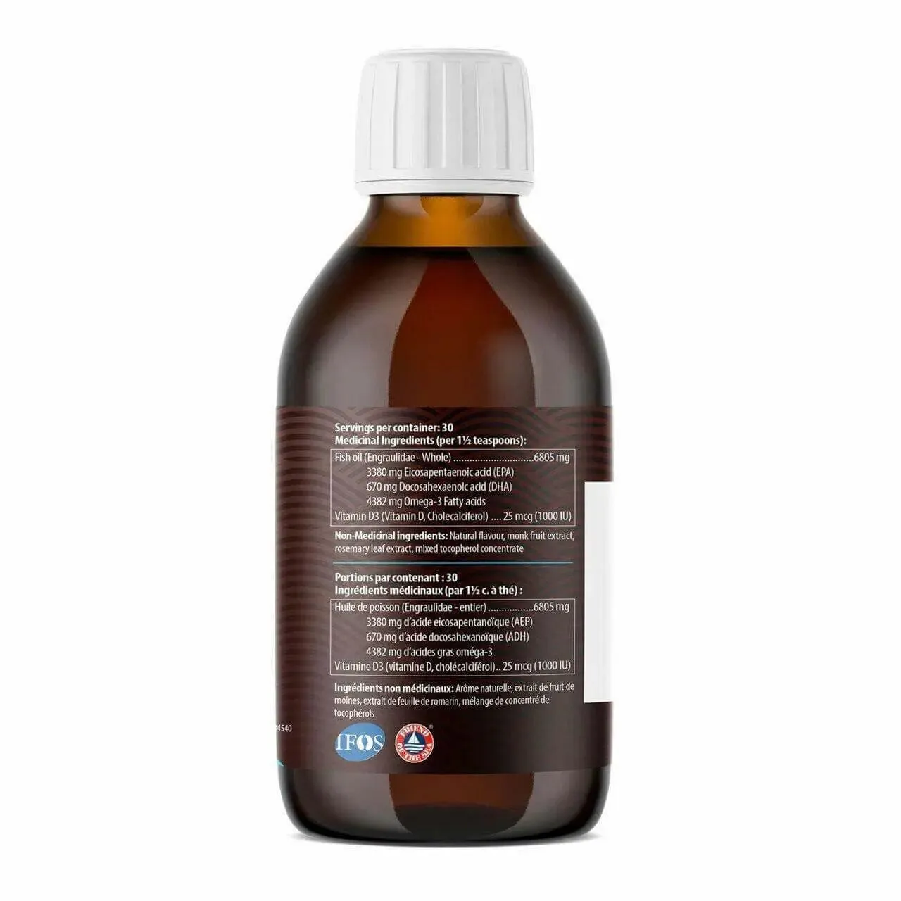 Aqua Omega High EPA Omega3 - Lemon Flavor 450mL