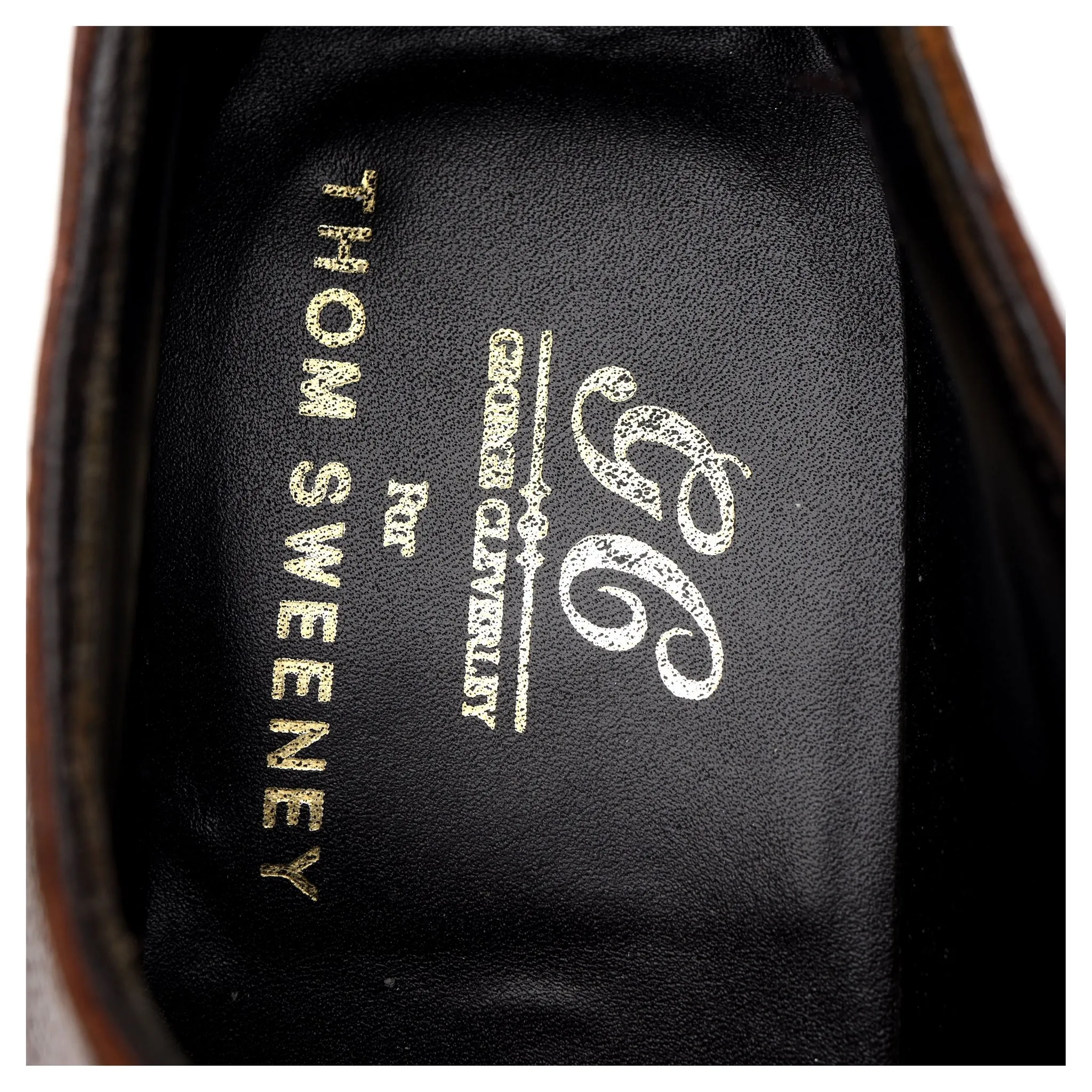 'Archie' Brown Grain Leather Derby UK 9.5 E