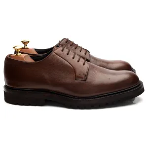 'Archie' Brown Grain Leather Derby UK 9.5 E