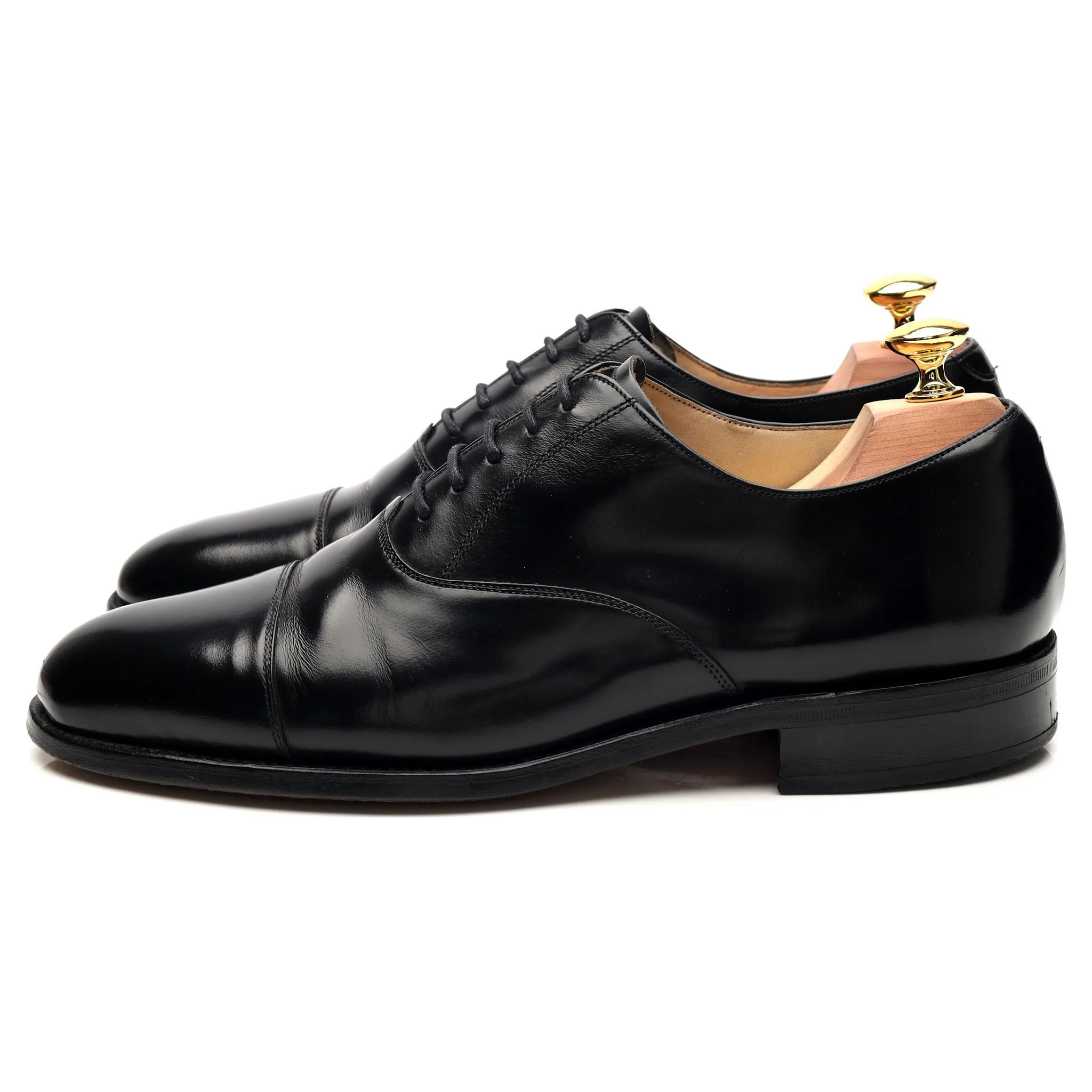 'Arnold' Black Leather Oxford UK 7.5 E