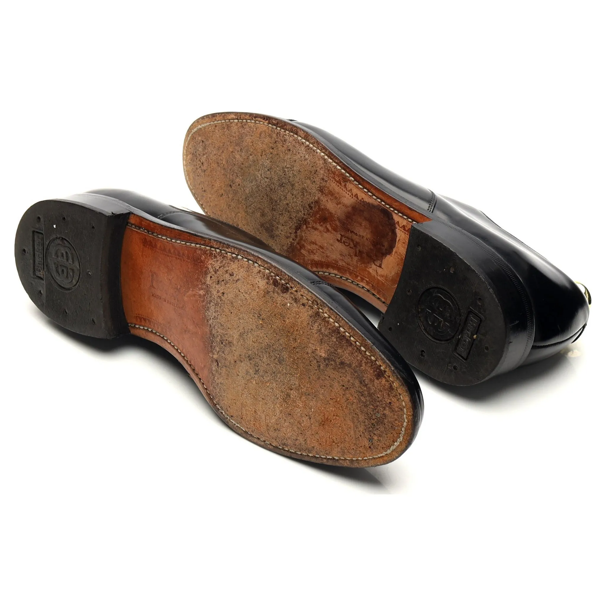 'Arnold' Black Leather Oxford UK 7.5 E