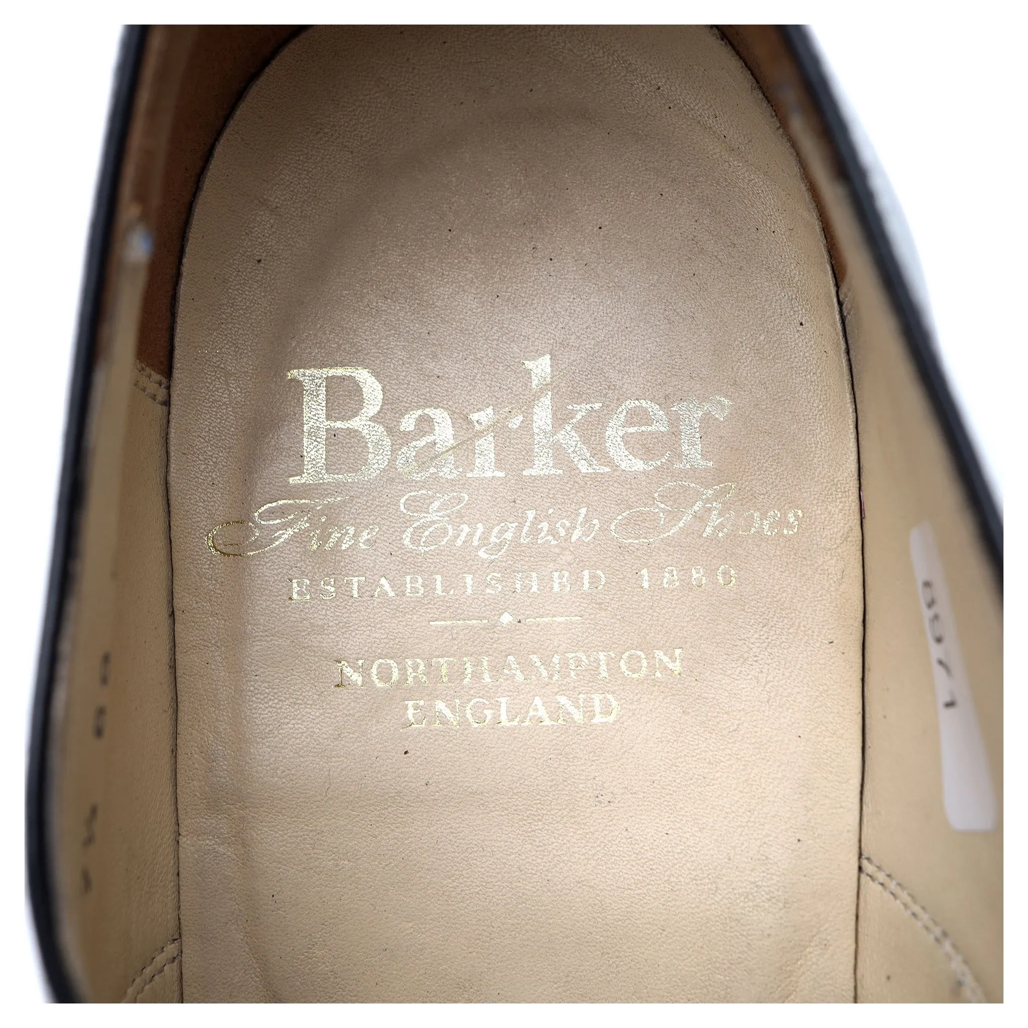 'Arnold' Black Leather Oxford UK 7.5 E