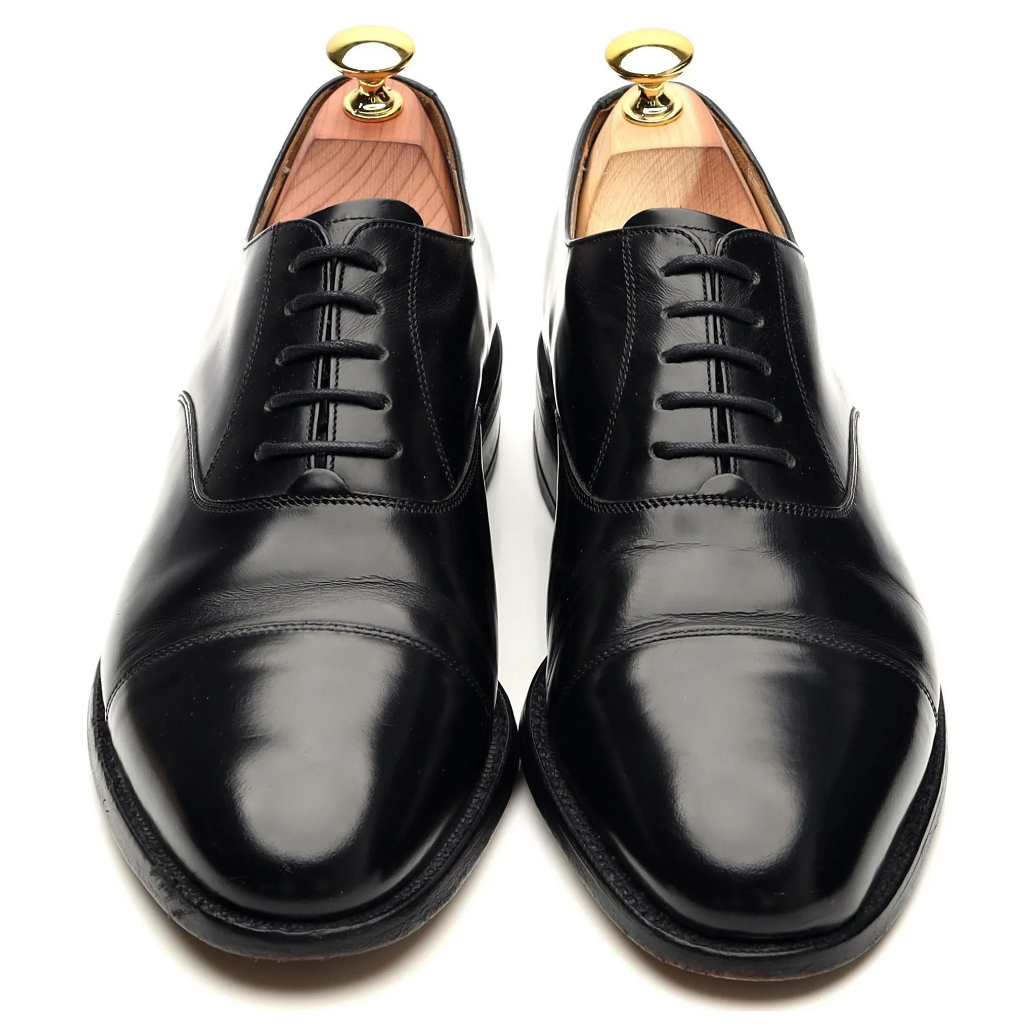 'Arnold' Black Leather Oxford UK 7.5 E
