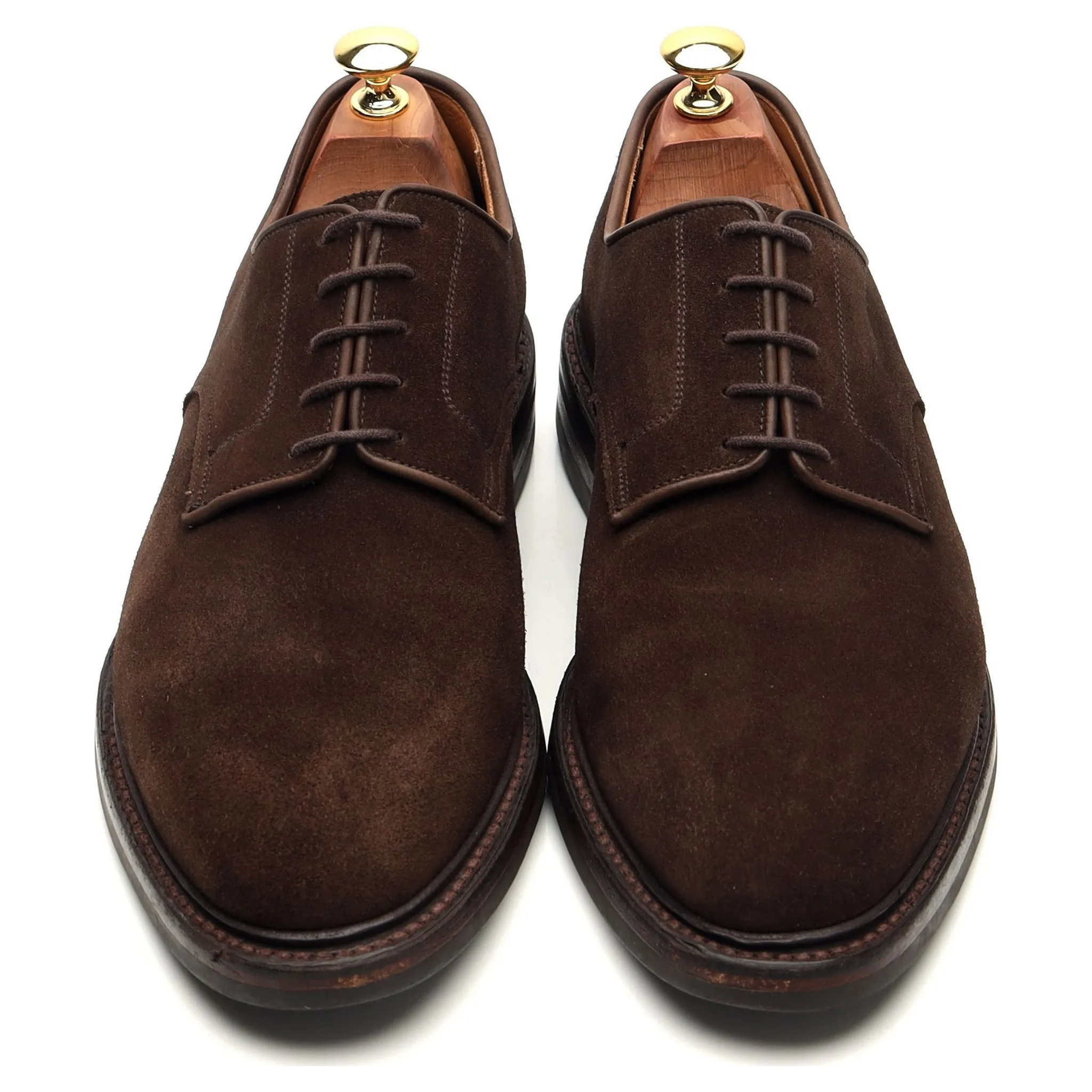'Ashdown' Dark Brown Suede Derby UK 9 E