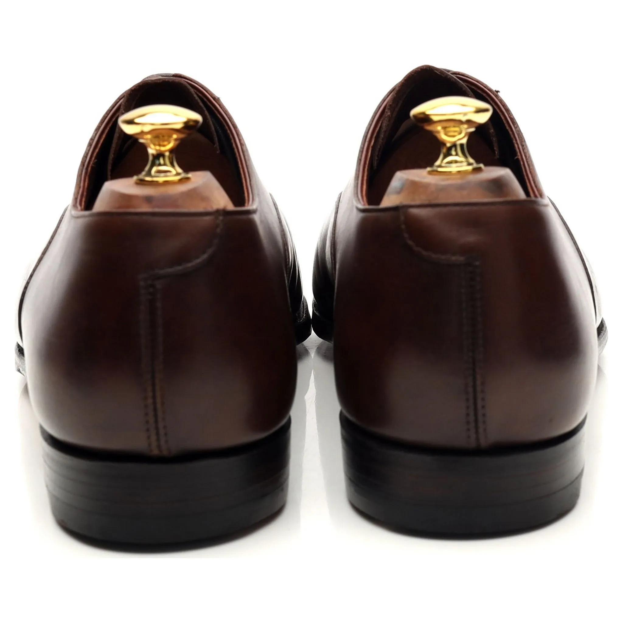 'Audley' Dark Brown Leather Oxford UK 10 E