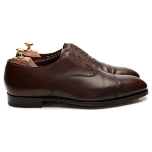 'Audley' Dark Brown Leather Oxford UK 10 E