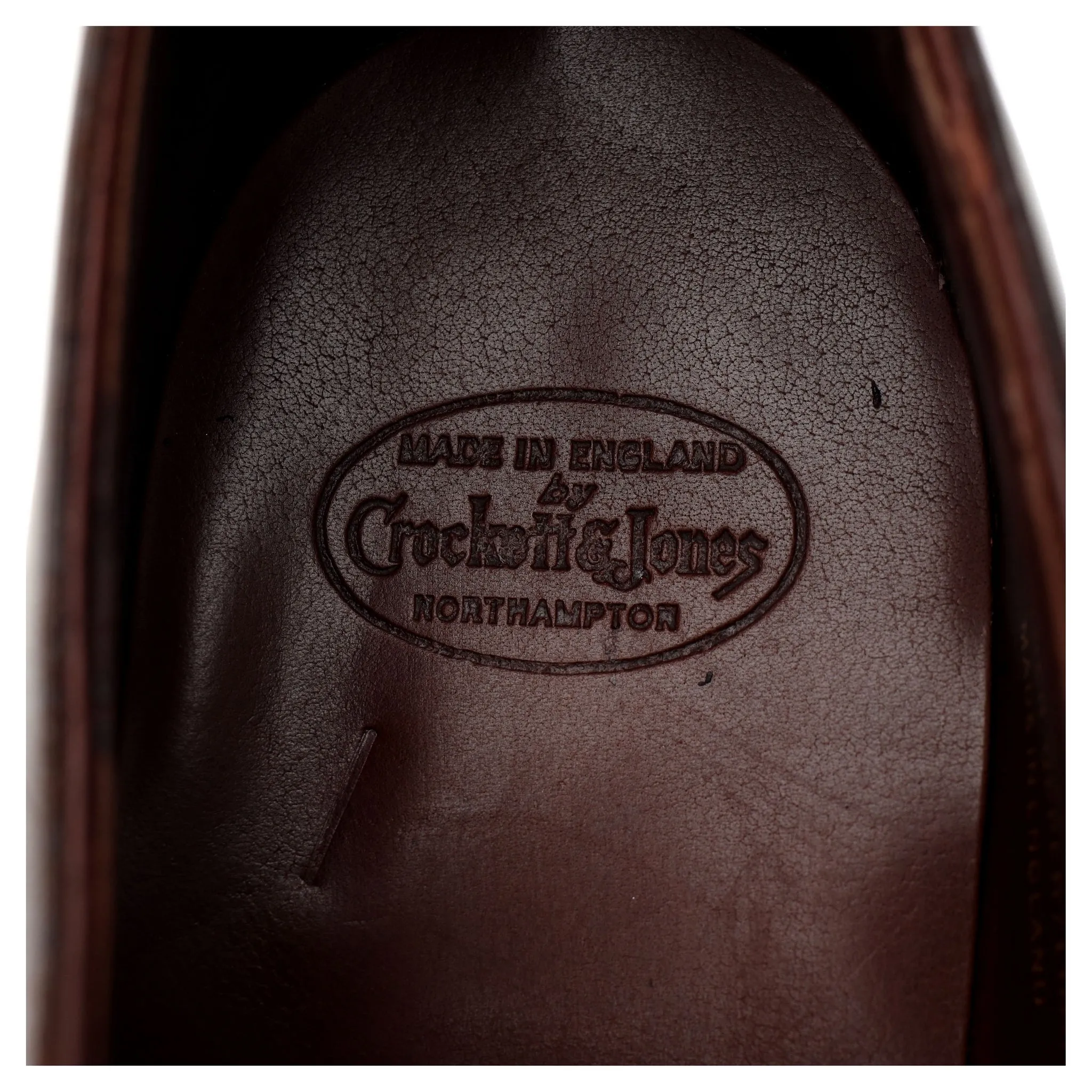 'Audley' Dark Brown Leather Oxford UK 10 E