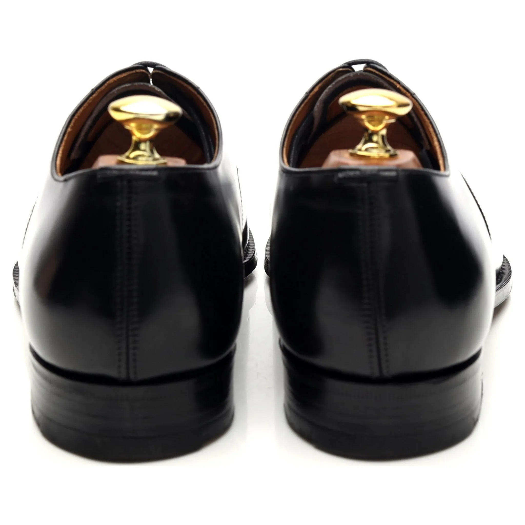 'Balmoral' Black Leather Oxford UK 8 F