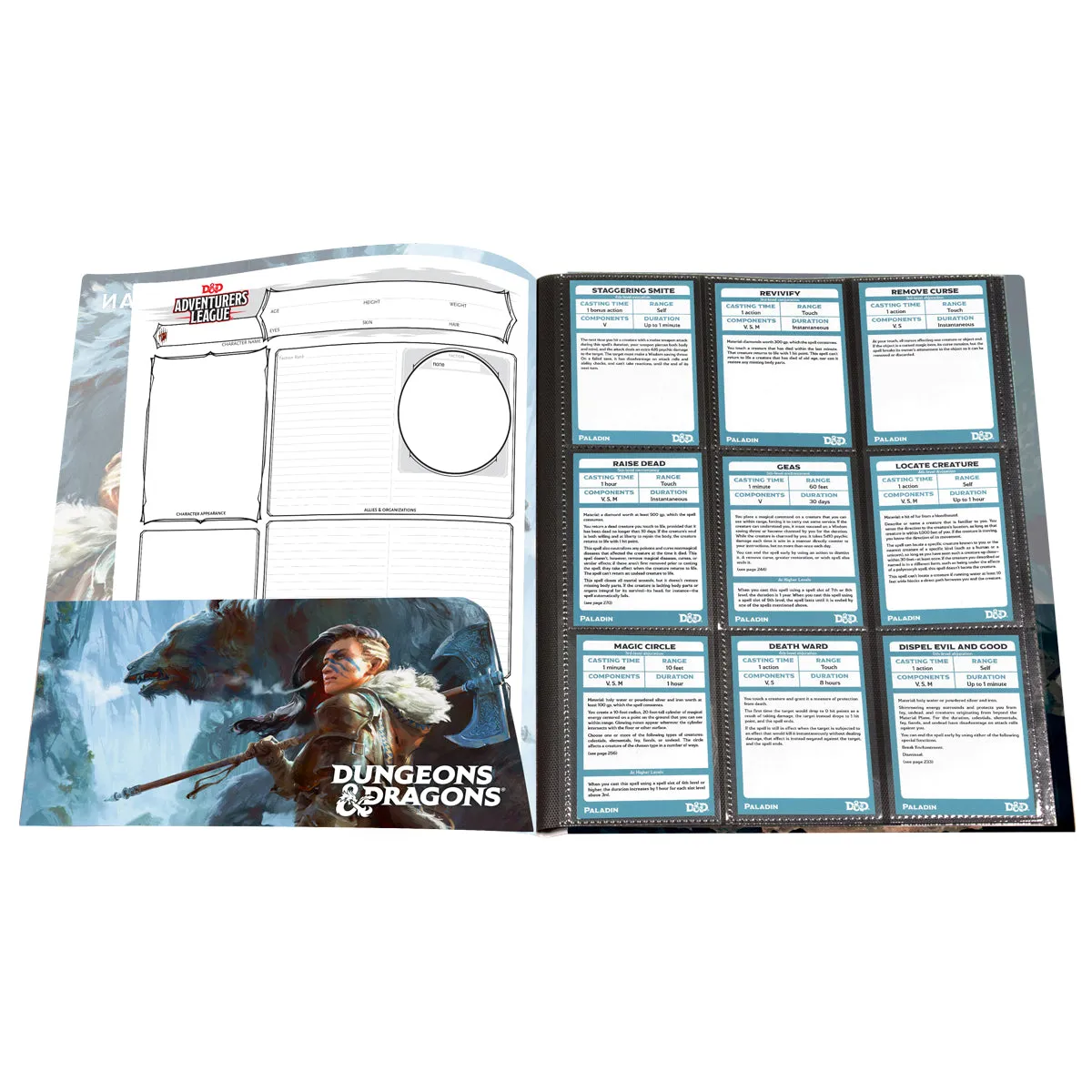 Barbarian - Class Folio with Stickers for Dungeons & Dragons