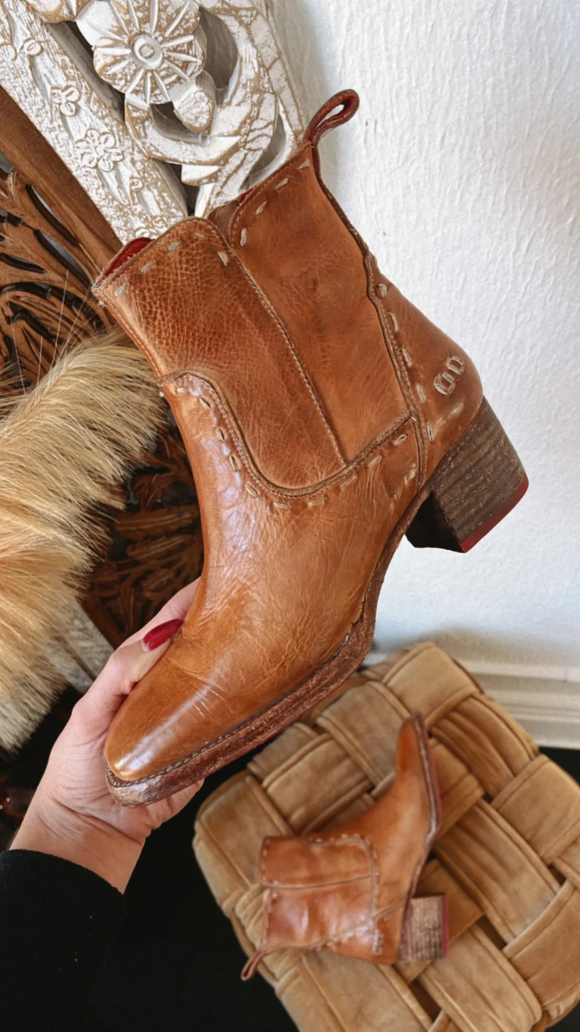 Bedstu Merryli Boots, Tan Rustic TML