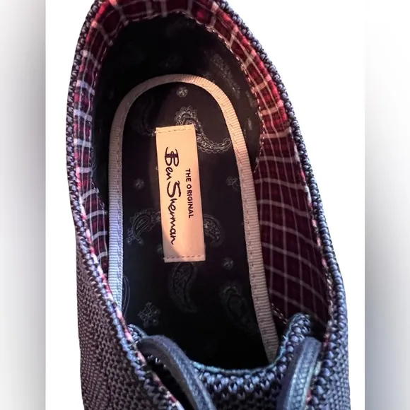 Ben Sherman Prill Oxford knit, navy, new in box size 8