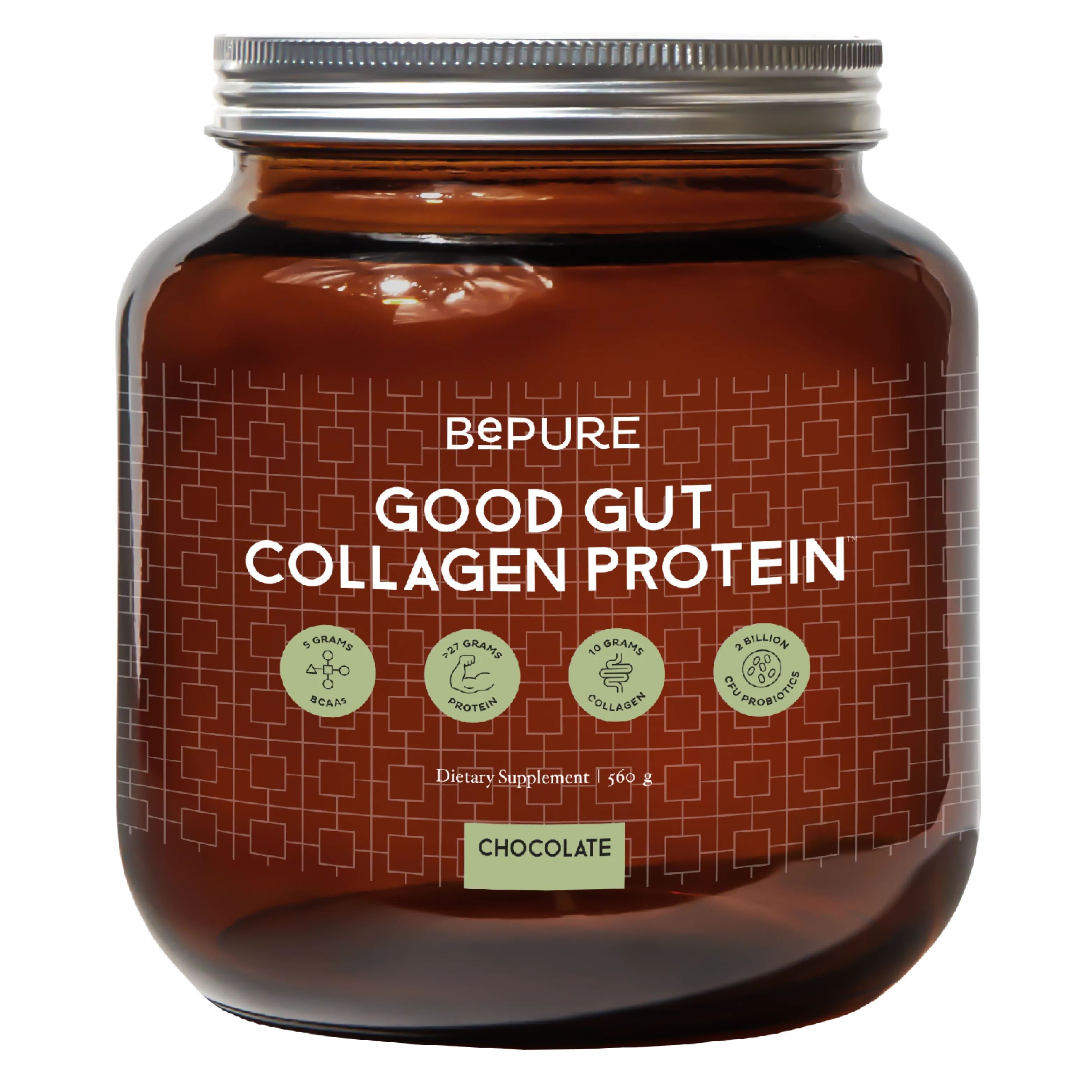 BePure Good Gut Collagen Protein - Chocolate Flavour