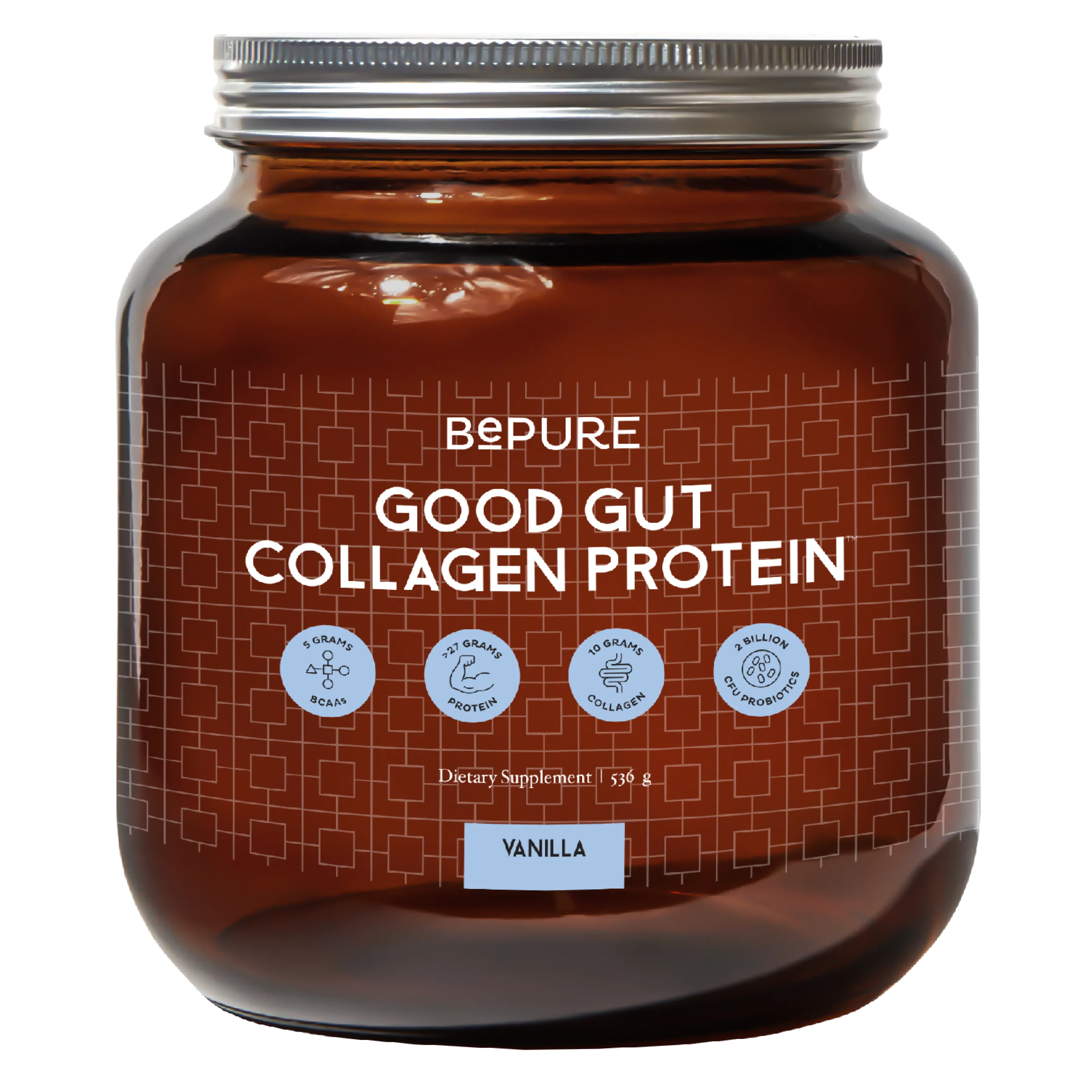 BePure Good Gut Collagen Protein - Vanilla Flavour