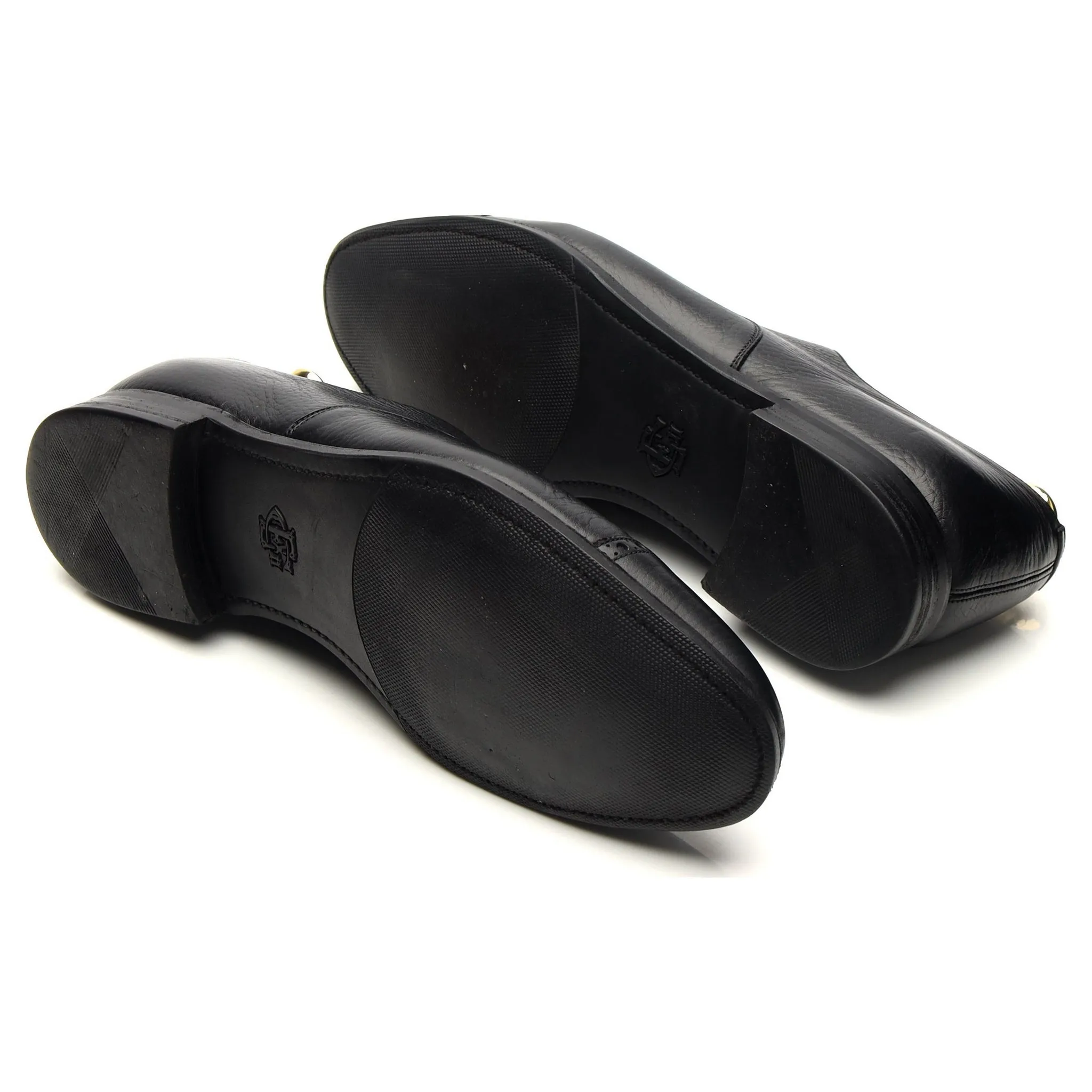 'Berkeley' Black Grain Leather Oxford UK 9 E