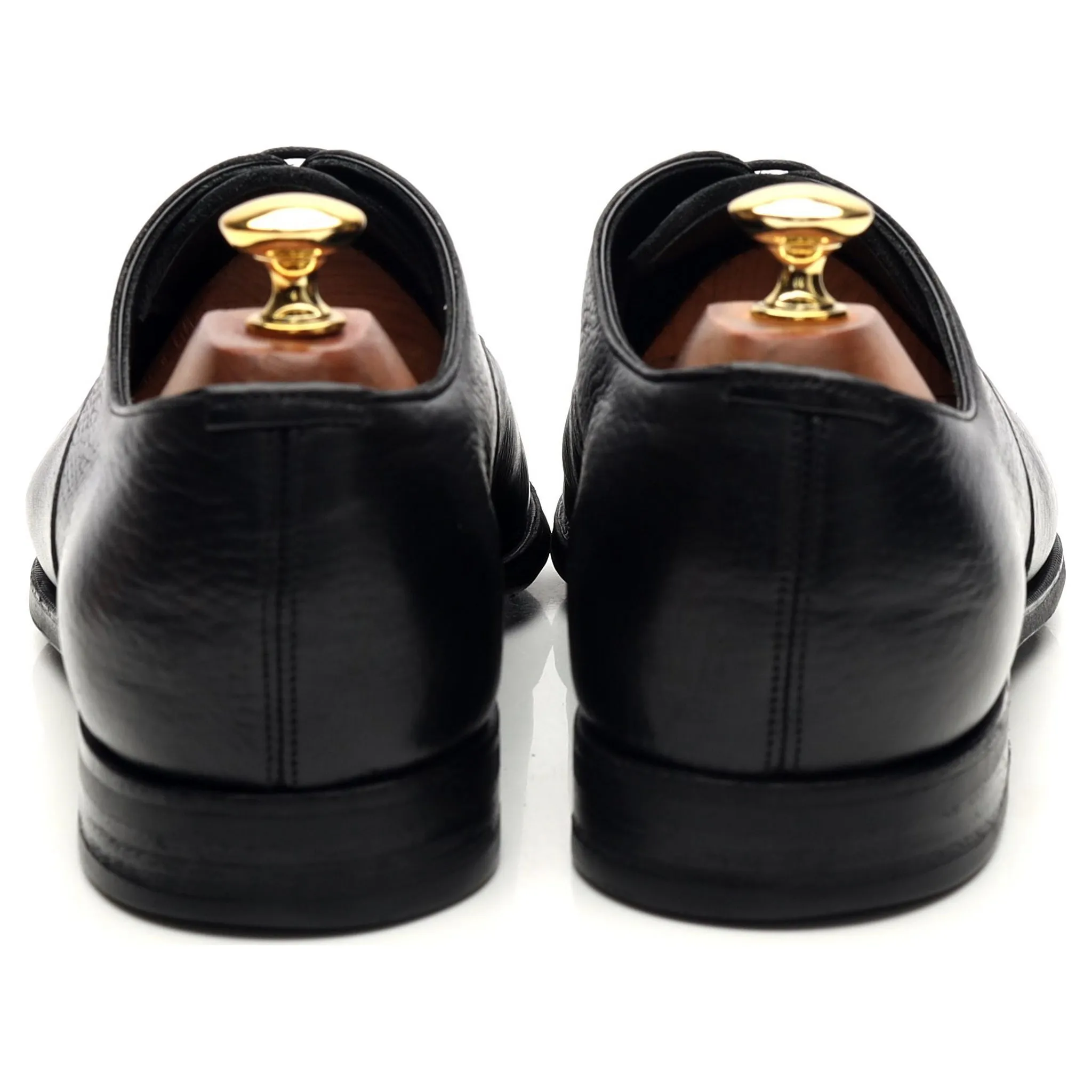 'Berkeley' Black Grain Leather Oxford UK 9 E
