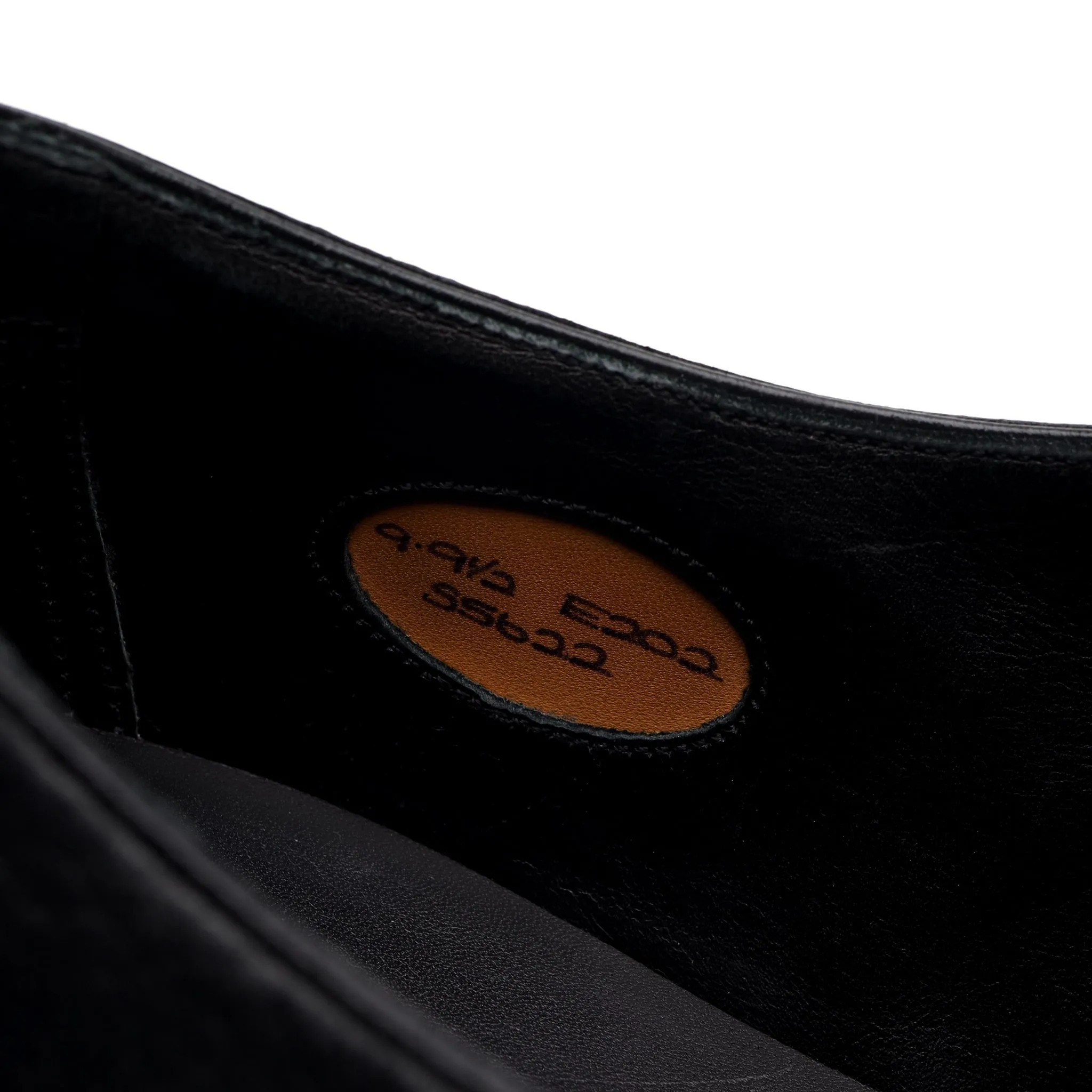 'Berkeley' Black Grain Leather Oxford UK 9 E