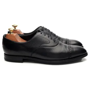 'Berkeley' Black Grain Leather Oxford UK 9 E