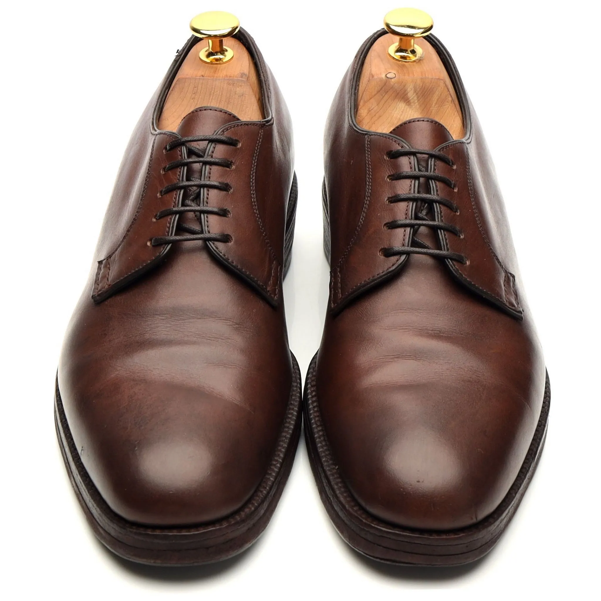 Bespoke Dark Brown Leather Derby UK 6 / UK 6.5 E