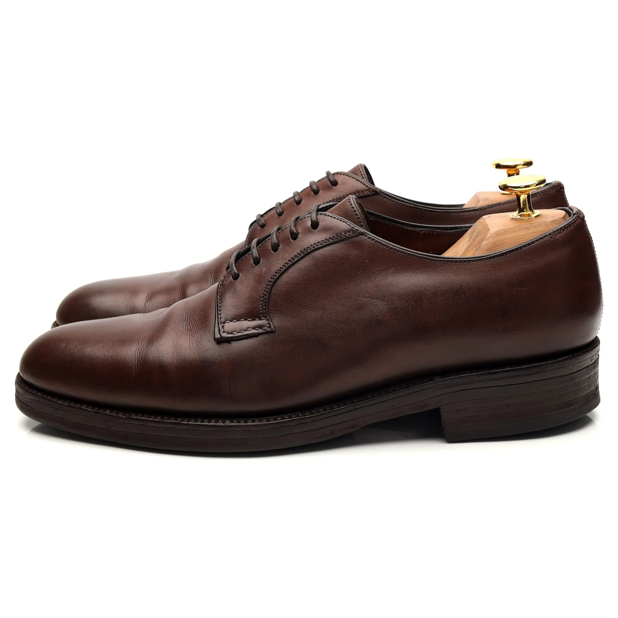 Bespoke Dark Brown Leather Derby UK 6 / UK 6.5 E